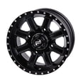 thumbnail image 1 of 4/156 Tusk Cascade Wheel 14x7 5.0 + 2.0 Matte Black for Polaris General Xp 4 1000 Deluxe Ride Command Edition 2022, 1 of 8
