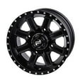 thumbnail image 1 of 4/156 Tusk Cascade Wheel 14x7 5.0 + 2.0 Matte Black for Polaris Ranger Crew Xp 1000 Northstar Edition Ride Command Trail Boss 2023, 1 of 8