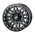 thumbnail image 1 of 4/156 Tusk 185-278-00125A39-D1A8Da Nebo Beadlock Wheel 14x7 5.0 + 2.0 Machined/Black for Polaris Sportsman 500 Remington 4x4 2001-2002, 1 of 7