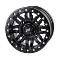 thumbnail image 1 of 4/156 Tusk Nebo Beadlock Wheel 14x7 5.0 + 2.0 Matte Black for Polaris RANGER RZR XP Turbo EPS 2016-2018, 1 of 1