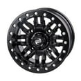 thumbnail image 1 of 4/156 Tusk Nebo Beadlock Wheel 14x7 5.0 + 2.0 Matte Black for Polaris SPORTSMAN 700 TWIN 4X4 EFI 2004-2007, 1 of 1