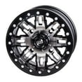 thumbnail image 1 of Tusk 4/156 Teton Beadlock Wheel 14x7 4.0 + 3.0 Machined/Black for Polaris Ranger Crew 1000 Premium - Winter Prep Package 2022, 1 of 8