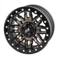 thumbnail image 1 of 4/156 Tusk Teton Beadlock Wheel 14x7 4.0 + 3.0 Smoke/Black for Polaris RANGER 800 XP EPS 2010-2012, 1 of 1