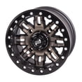 thumbnail image 1 of 4/156 Tusk Teton Beadlock Wheel 14x7 5.0 + 2.0 Smoke/Black for Polaris General 4 1000 Ride Command Edition 2019,2022, 1 of 7