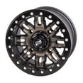 thumbnail image 1 of Tusk 4/156 Teton Beadlock Wheel 14x7 5.0 + 2.0 Smoke/Black for Polaris Ranger Crew 1000 Premium 2022-2025, 1 of 5
