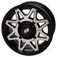 thumbnail image 1 of 4/156 Tusk 204-089-0024Dc68-3Da6C5 Tintic Wheel 15x7 5.0 + 2.0 Machined/Black for Polaris Sportsman 570 Eps Utility 2022, 1 of 7