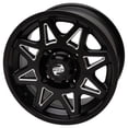 thumbnail image 1 of 4/156 Tusk Tintic Wheel 15x7 5.0 + 2.0 Milled/Black for Polaris Rzr Xp 1000 Desert Edition 2015, 1 of 7