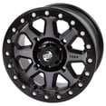 thumbnail image 1 of 4/156 Tusk Uinta Beadlock Wheel 14x7 5.0 + 2.0 Gunmetal/Black For POLARIS RZR XP 900 Jagged X EPS 2013, 1 of 8