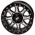thumbnail image 1 of 4/156 Tusk Uinta Beadlock Wheel 15x7 4.0 + 3.0 Machined/Black for Yamaha Wolverine Rmax 2 1000 R-Spec 2022, 1 of 8