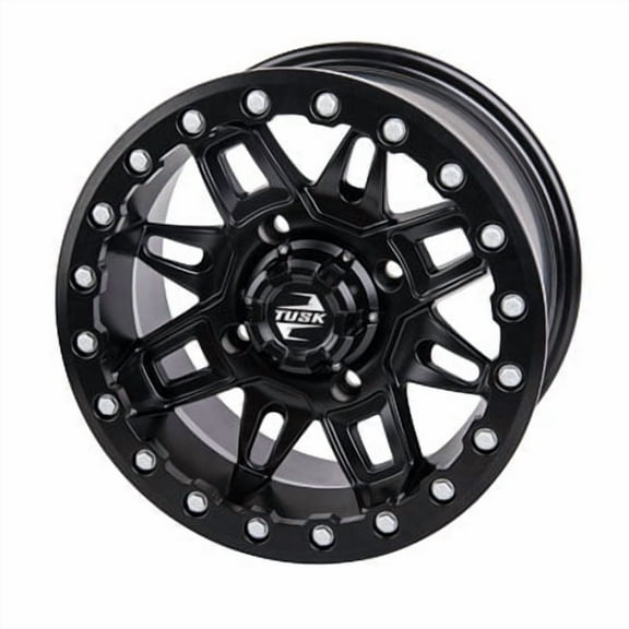4/156 Tusk Wasatch Beadlock Wheel 15x7 5.0 + 2.0 Matte Black For KAWASAKI MULE Pro-DXT Diesel 2016-2022