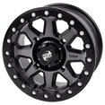 thumbnail image 1 of 4/156 Uinta Beadlock Wheel 14x7 4.0 + 3.0 Gunmetal/Black Compatible With Polaris SPORTSMAN BIG BOSS 570 6X6 EPS 2017-2020, 1 of 2