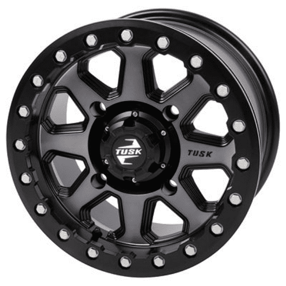 4/156 Uinta Beadlock Wheel 14x7 4.0 + 3.0 Gunmetal/Black Compatible With Yamaha YXZ1000R SS 2019-2021