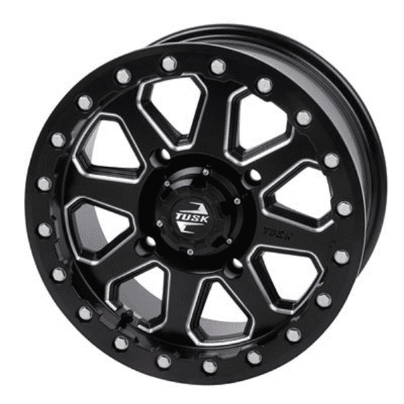 4/156 Uinta Beadlock Wheel 14x7 4.0 + 3.0 Milled/Black Compatible With Polaris RANGER RZR XP 900 JAGGED X EPS 2013