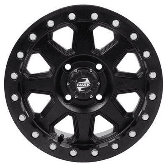 4/156 Uinta Beadlock Wheel 15x7 5.0 + 2.0 Matte Black Compatible With Polaris RANGER 800 XP EPS 2010-2012