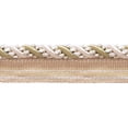 thumbnail image 1 of 4/16" (0.5cm) Medium Decorative Twisted Rope Cord with Lip | Cord Trim # 0416I2,, White Sands #4001 (White Ivory, Cream Ivory, Light Beige) Sold By The Yard (36"/3 ft/0.9m), 1 of 1