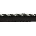 thumbnail image 1 of 4/16" (0.5cm) Noblesse Collection Medium Decorative Twisted Rope Cord with Lip | Cord Trim # 0416H,, Silver Grey, Black #SGB (Pure Black, Light Grey, Grey Silver) Sold By The Yard (36"/3 ft/0.9m), 1 of 1