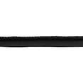 thumbnail image 1 of 4/16" (0.5cm) Solid Twisted Rope Cord Trim with Lip # 0025S,, Pure Black #K9 (Jet Black) 24 Yards (72 ft/21.5m), 1 of 1