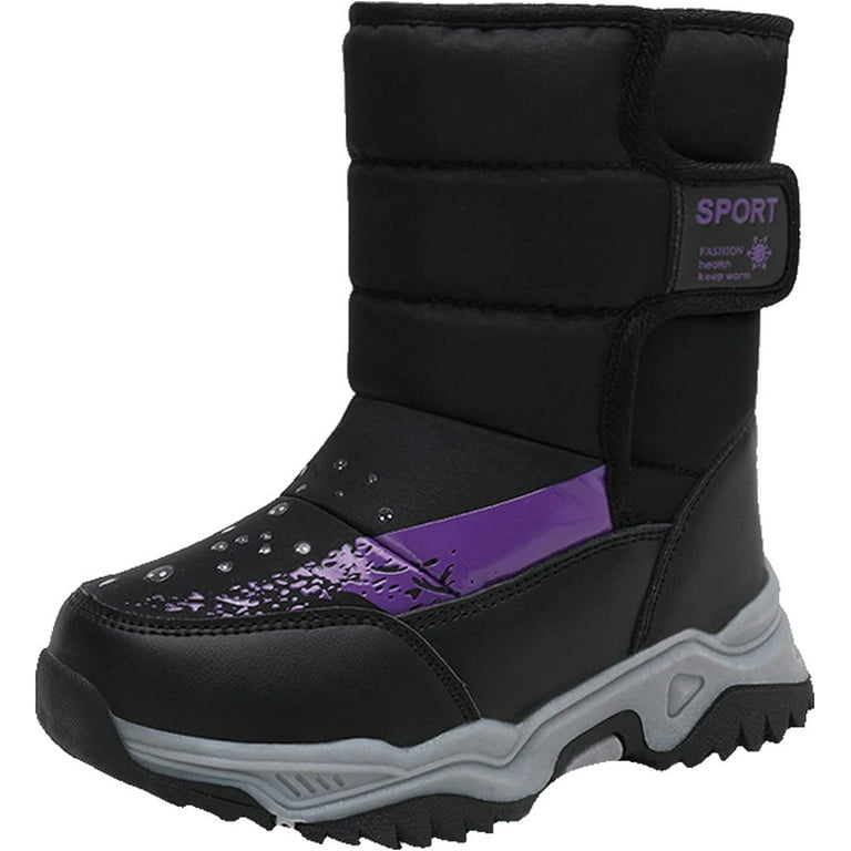 4-16T Snow Boots Children's Shoes Camouflage Snow Boots Girls Boys