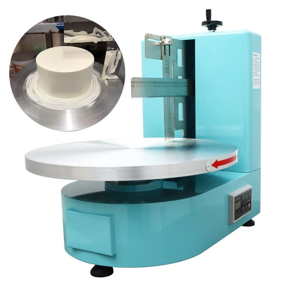 4-16in Cake Cream Spreading Coating Smearing Machine for Cake Decorating Green Triangle Bottom
