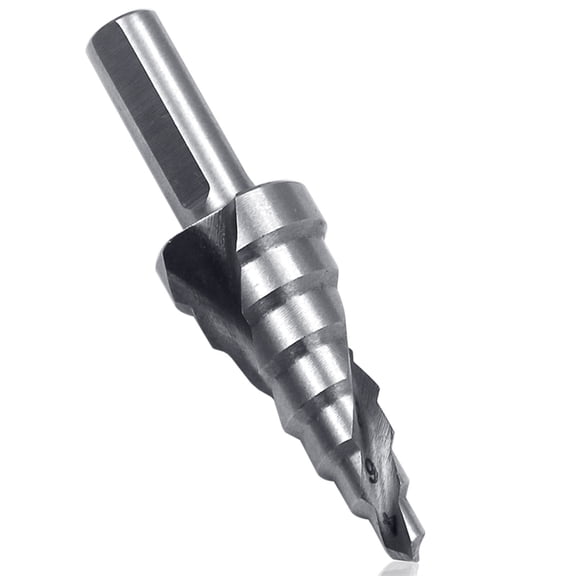 4-16mm Drill Hexagon screw drill HSS Power Tools Spiral Grooved Metal Steel Step Drill Bit