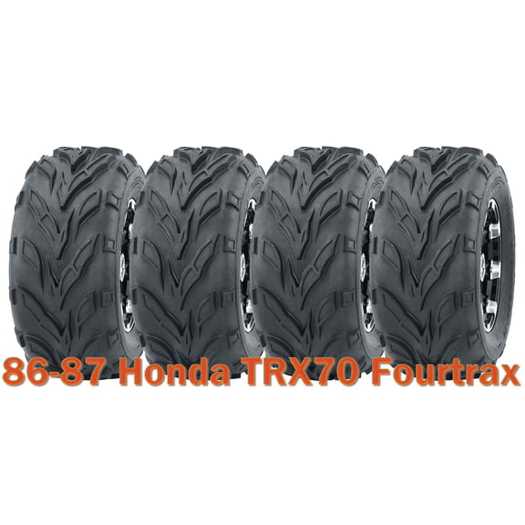 (4) 16x8-7 WANDA ATV tires set for 1986-1987 Honda TRX70 Fourtrax