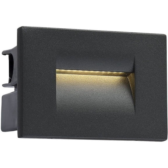 4.19 Inch 3.6W 1 Led Outdoor In-Wall Mount-Graphite Grey Finish Eurofase Lighting 31590-020