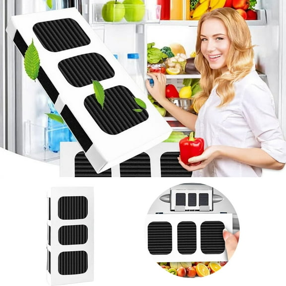 4/1PCS Refrigerator Air Filter Replace, Refrigerator Air Filter Replacement Compatible with Refrigerator More Models