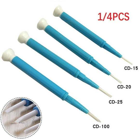 4/1Pcs Diy Adjust Frequency Ceramic Screwdriver Antistatic Non-Magnetic Slotted Screw Driver Cd-15/20/25/100 For Hand Tool Cd-20 Fangkenuo
