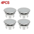 thumbnail image 1 of 4/1Pcs Sink Overflow Ring Cover Replacement Bathroom Basin Trim Bath Round Plastic Sink Overflow Hole Covers Kitchen Accessories, 1 of 10