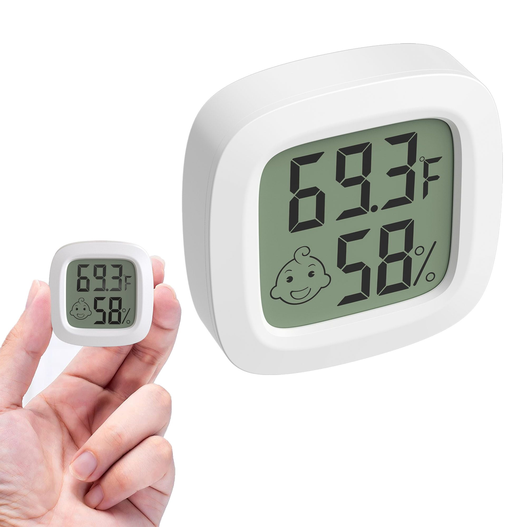 4/2/1 Pieces Digital Hygrometer Indoor Thermometer Humidity Meter Room ...