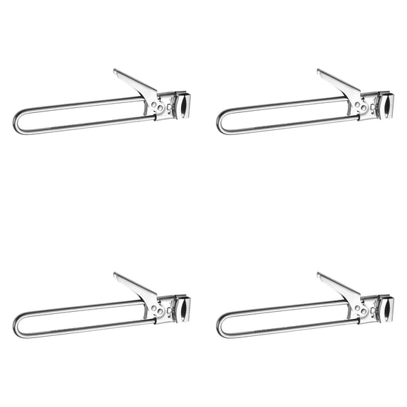 4/2/1PCS Saker Adjustable Stainless Steel Can Opener,Sturdy Manual Bottle Cap Opener with Adjustable Jaw, Non-Slip Jar Lid Remover Gadget for Home Kitchen