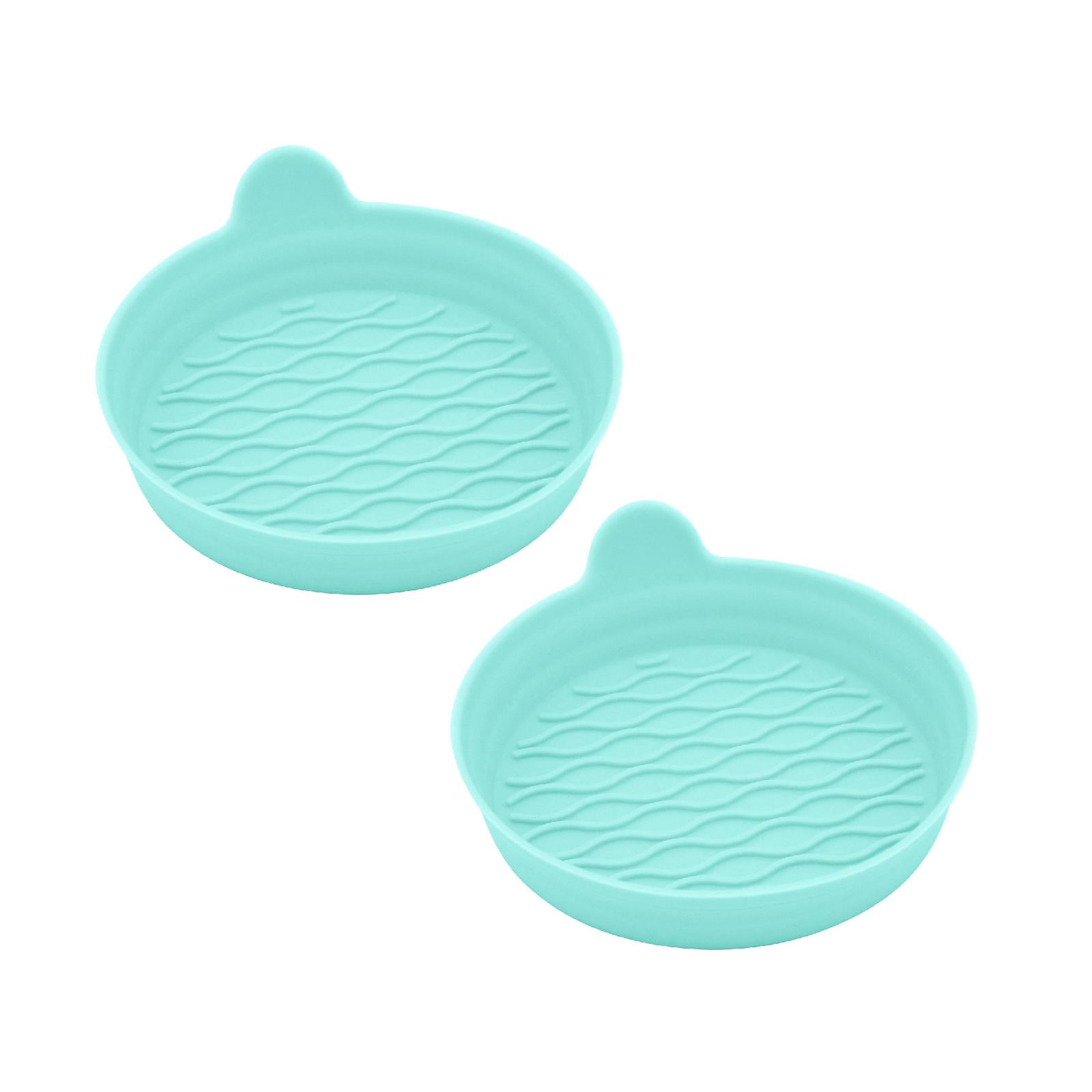Amooca 2-Pack Universal Silicone Car Cup Coasters - Waterproof, Non-Slip, Spill-Proof Holder For Cup Holders
