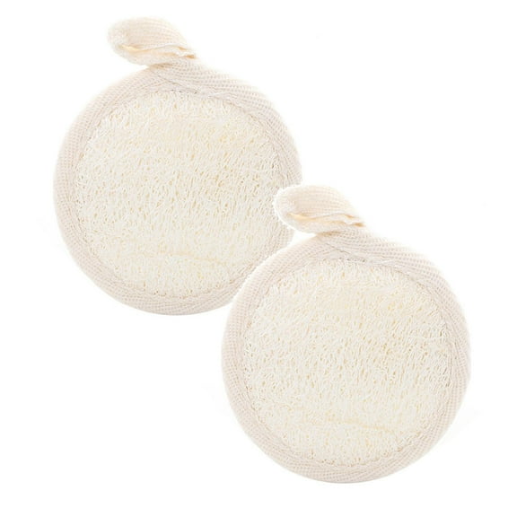 4/2/1pcs Face Exfoliating Loofah Pad Scrubber Natural Loofah Sponge Facial Exfoliator Pads Manual Facial Cleansing Massage Pores And Clean Blackheads Without Hurting The Skin