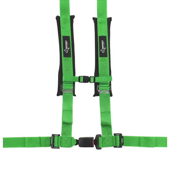 4.2 Autobuckle UTV Off-Road Harness w/Removable Pads Green
