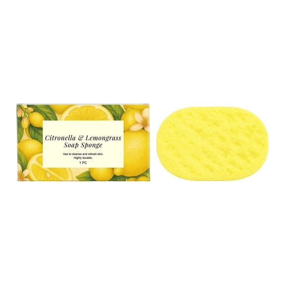 4*2 Inch Bath Sponge for Shower, Large Foam Body Sponge for Scrubbing and Exfoliating, Shower Body Scrubber with Gentle Exfoliation & Quick Lathering for Relaxing Bath or Daily Shower