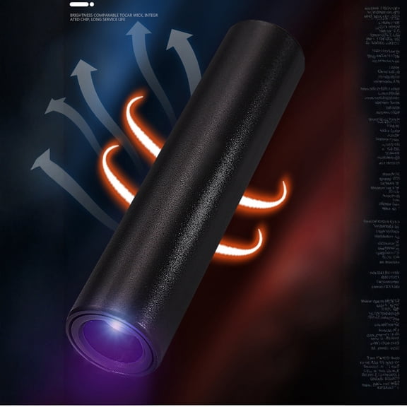 4.2 Oz Professional-Grade UV Blacklight Flashlight, 365nm LED Light with Anti-Interference Lens, Rechargeable Alloy Lithium Battery, Multi-Engaging / Interactivectional Detector for Detecting Mycotox