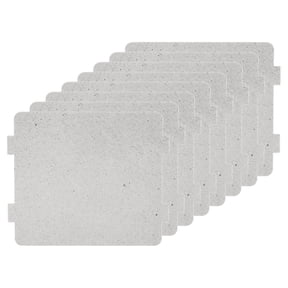 4.2 x 3.9 Inch Microwave Waveguide Cover, 8pcs Universal Microwave Mica Plates Sheet 0.4mm Thick Replacement Part