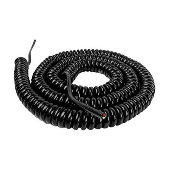 4-20-4 Coil Cord - 4 Wire 18/4 20 Foot Extended