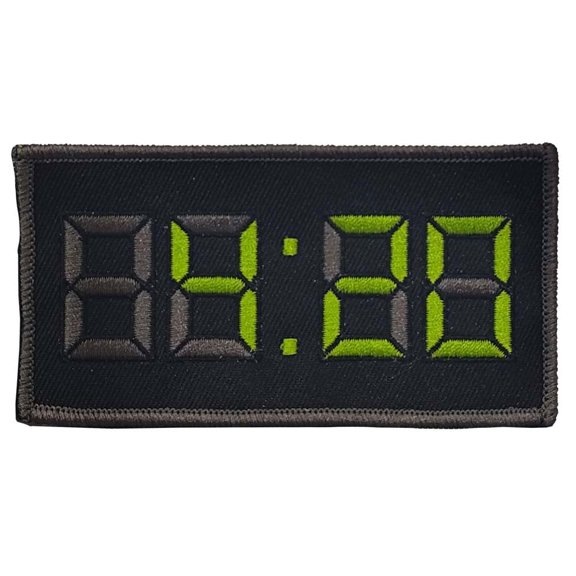 4:20 Clock - Embroidered Patch - 4" x 2"