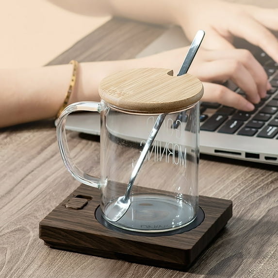 4.25*5.51 Inch Coffee Mug Warmer for Desk, Electric Portable Beverage Warmer for Home and Office - Ideal Gift for Coffee Lovers