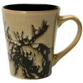 thumbnail image 1 of 4.25" Glazed Mug (12oz) with Woodland Forest Animal Design, Moose, 1 of 1