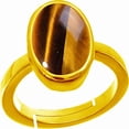 thumbnail image 1 of 4.25 Ratti 3.41 Carat A+ Quality Tiger Eye Gemstone Ring For Men And Women'S-B0BQDS, 1 of 3