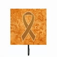 thumbnail image 1 of 4.25 W x 7 H In. Orange Ribbon for Leukemia Awareness Leash or Key Holder, 1 of 1