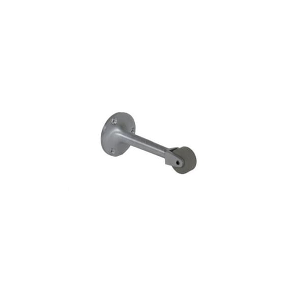 4.25 in. Solid Roller Stop, Satin Chrome