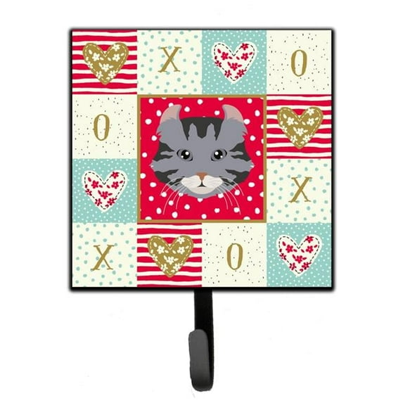 4.25 x 1 x 7 in. American Curl Cat Love Leash or Key Holder