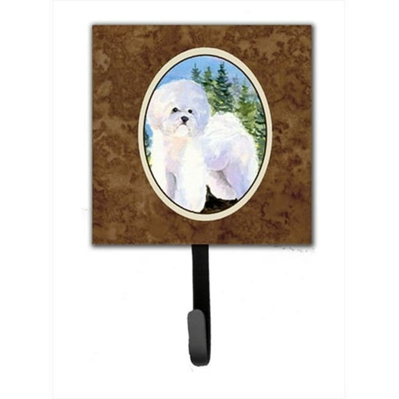 4.25 x 6 in. Bichon Frise Leash Or Key Hook