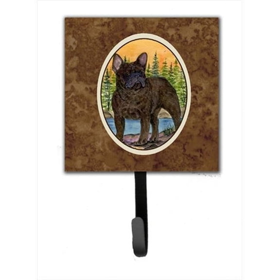 4.25 x 6 in. French Bulldog Leash Or Key Hook