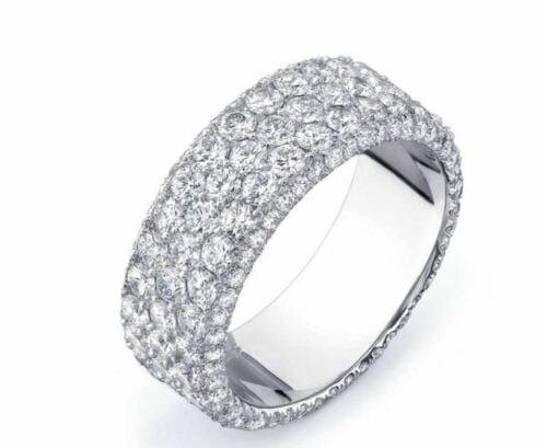 3 row 2024 diamond eternity band