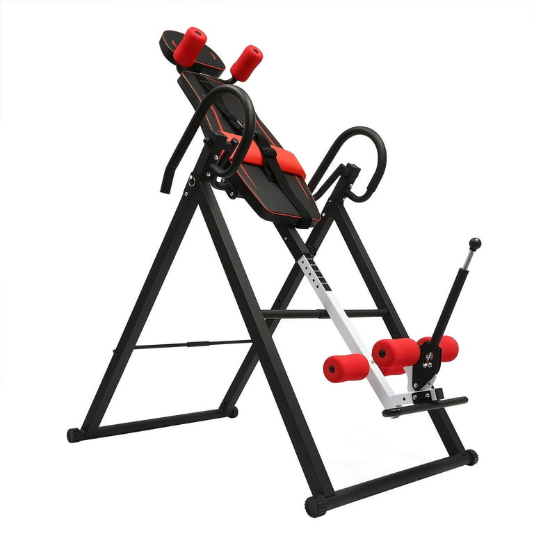 4.27 6.07ft Physical Stretching Inversion Table Back Therapy Reflexology Heavy Duty Foldable Stretcher Machines Effective Standard Traction
