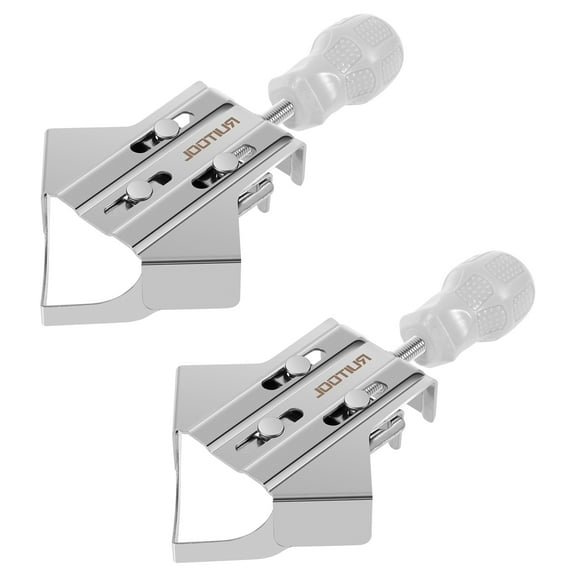 4/2Pcs Corner Clamps Adjustable 90 Degree Wood Clamps Multipurpose Frame Clamps 430 Stainless Steel Right Angle Clamp Portable Corner Clamps with Adjustable Swing Jaw for Woodworking Picture Frames